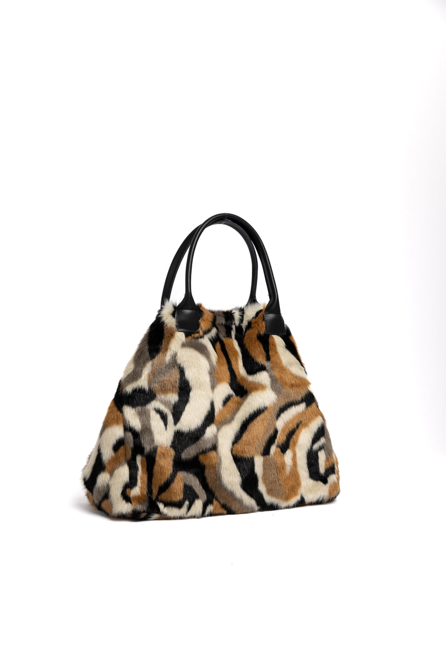 Bolso de piel con estampados