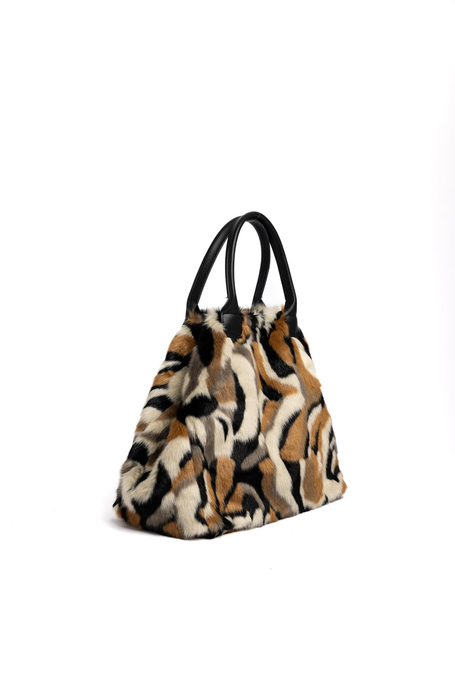 Bolso de piel con estampados