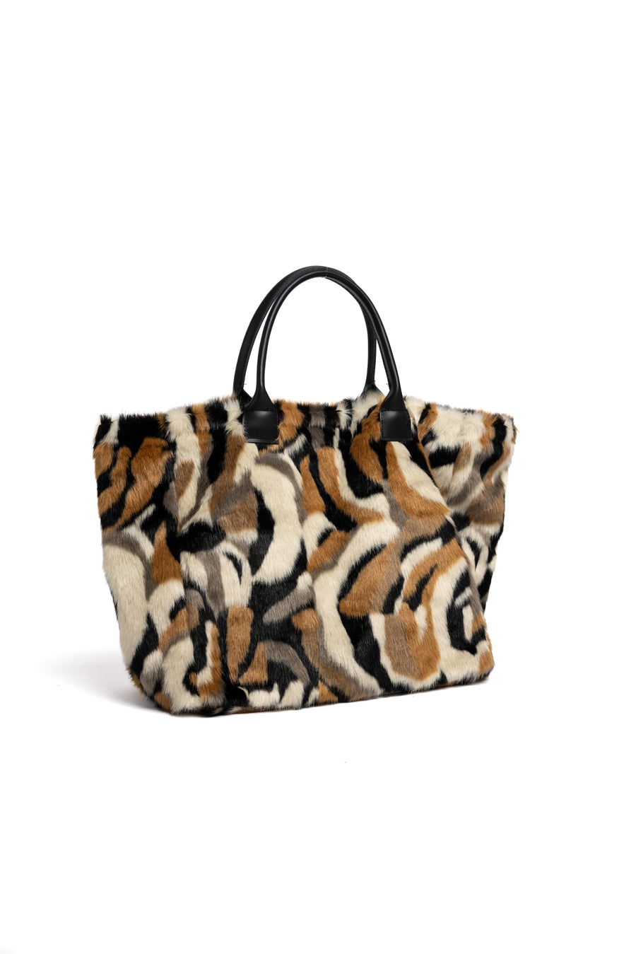 Bolso de piel con estampados