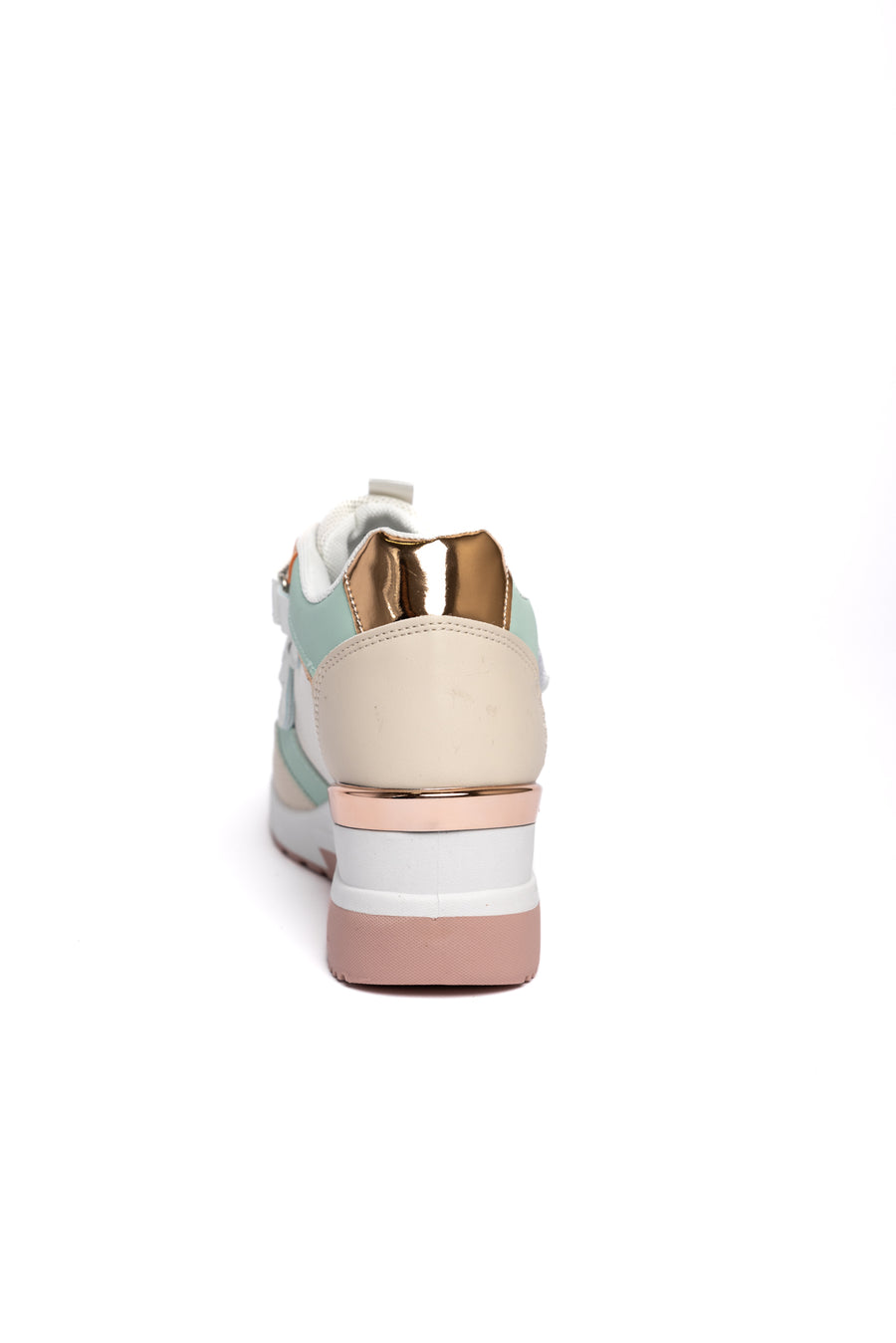 Sneaker Pastel con Cierre de Velcro