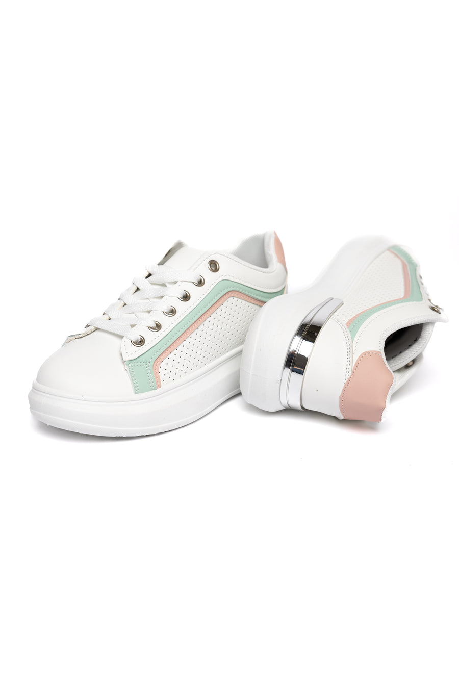 Sneaker frescura Pastel: Respirabilidad y Diseño Contemporáneo