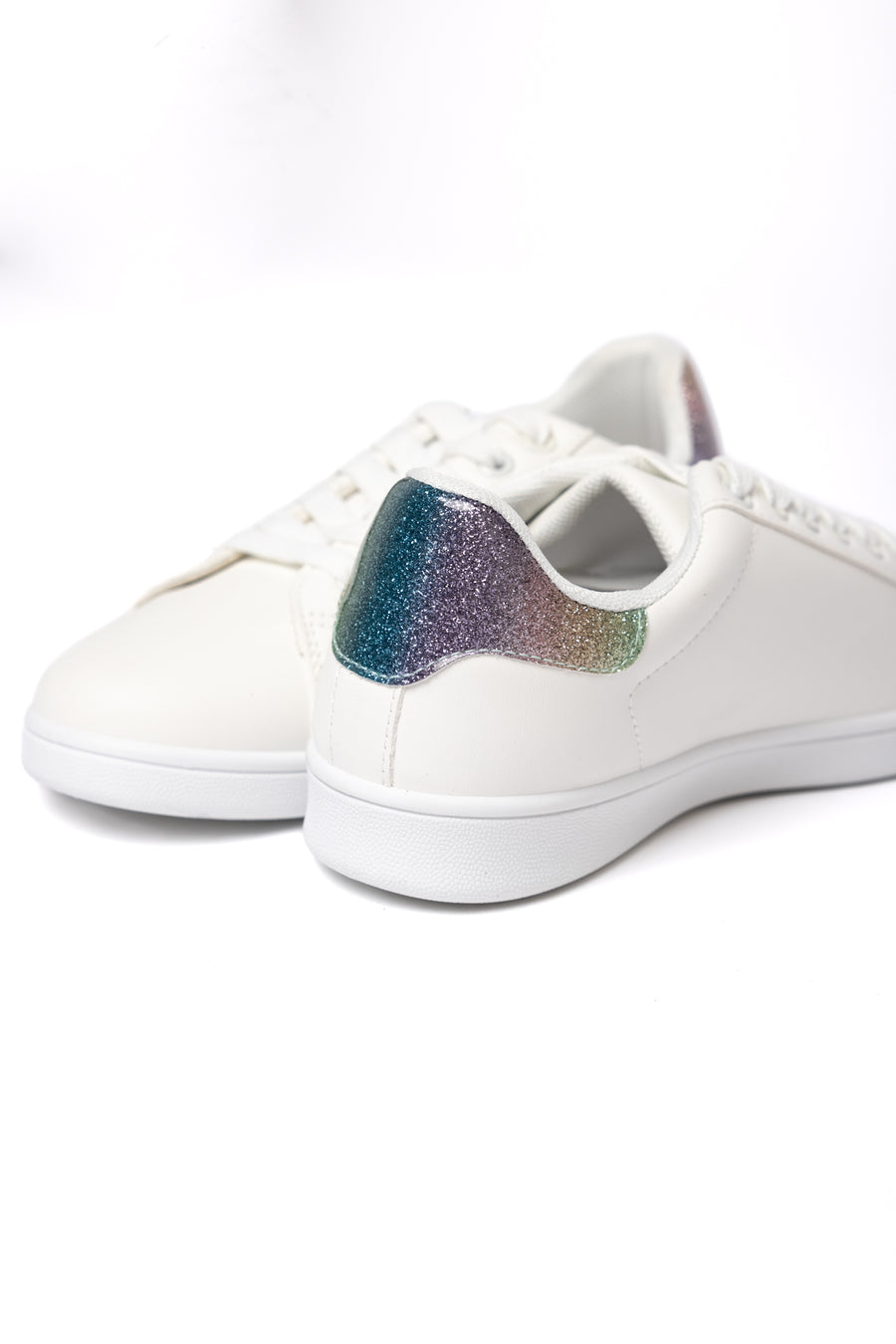 Sneaker con Detalles Brillantes Multicolor