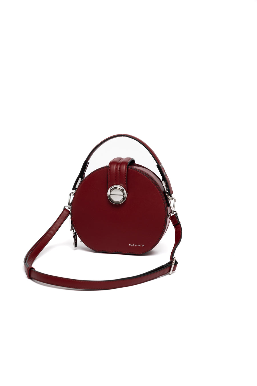 Bolso Circular con Detalle de Anillo