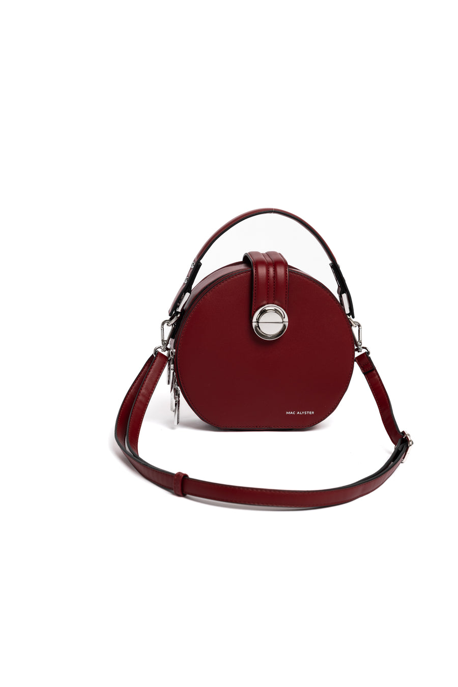 Bolso Circular con Detalle de Anillo