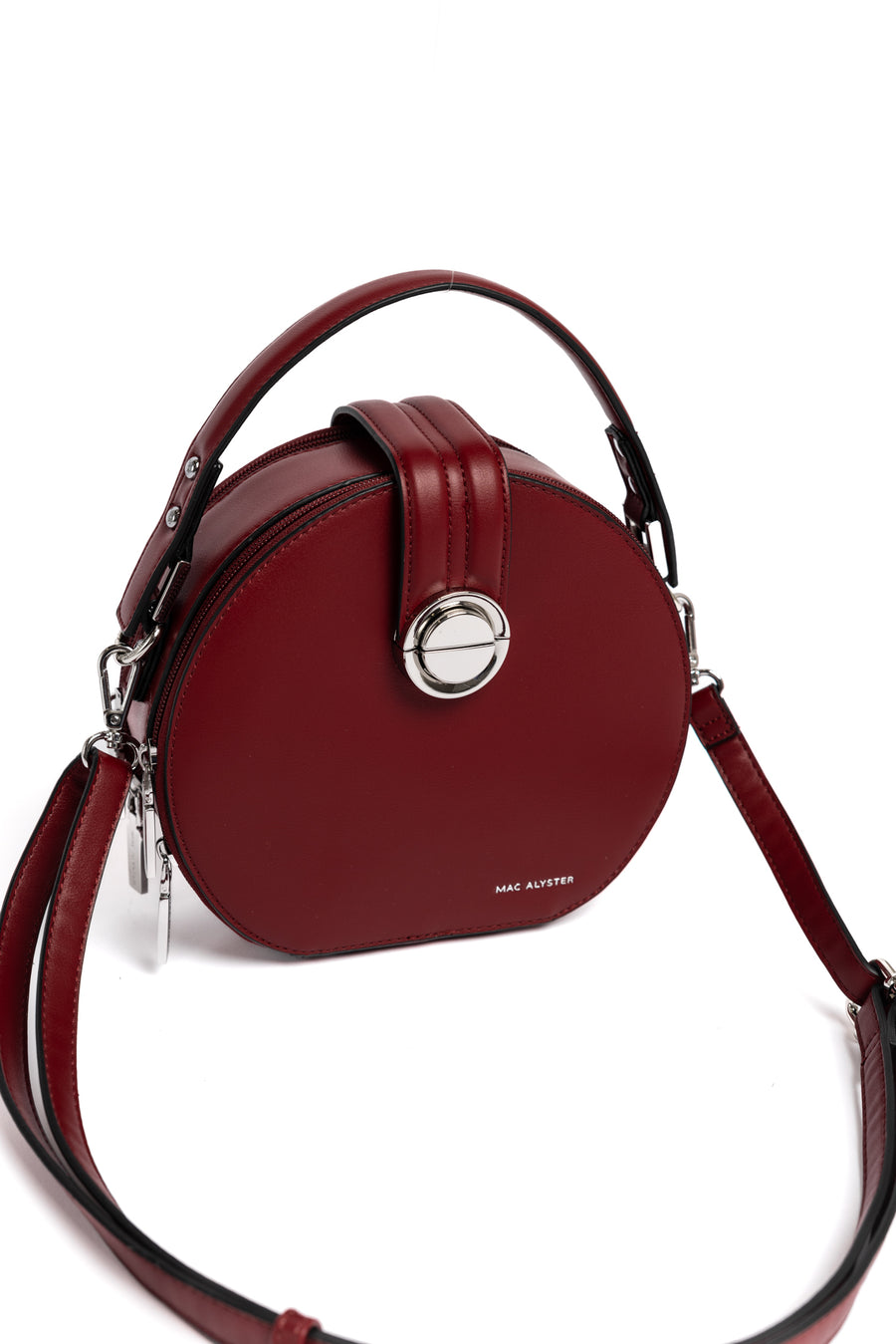 Bolso Circular con Detalle de Anillo