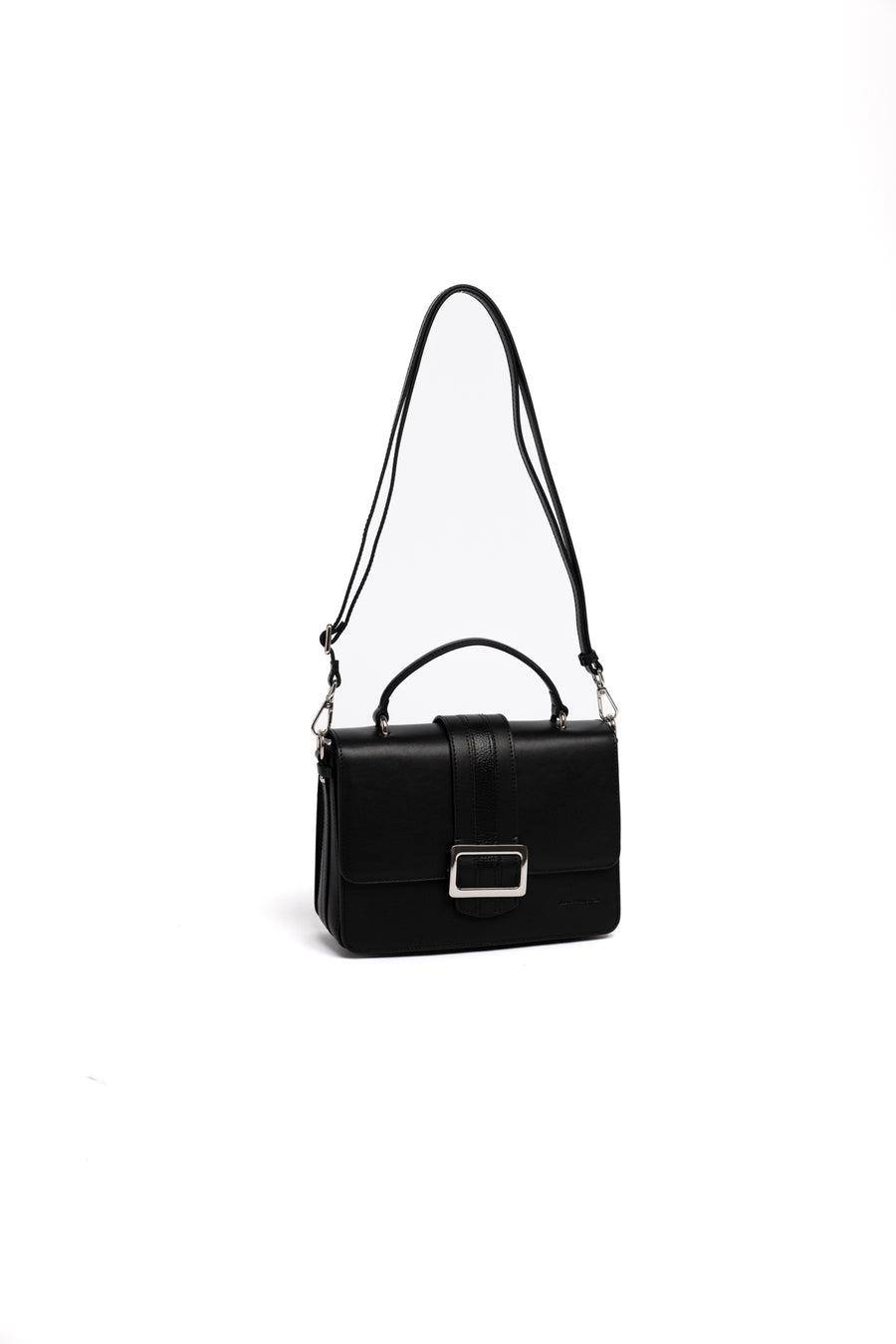 Bolso Satchel de piel Clásico en Negro