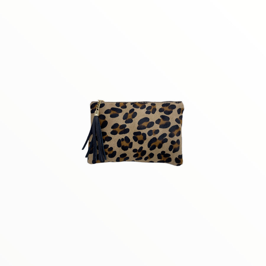 Bolso cartera de piel animal-print