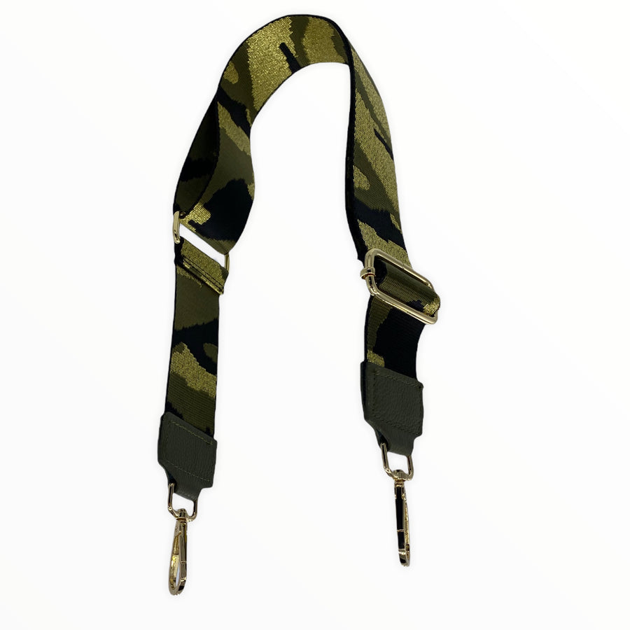 Bandolera camuflaje de piel