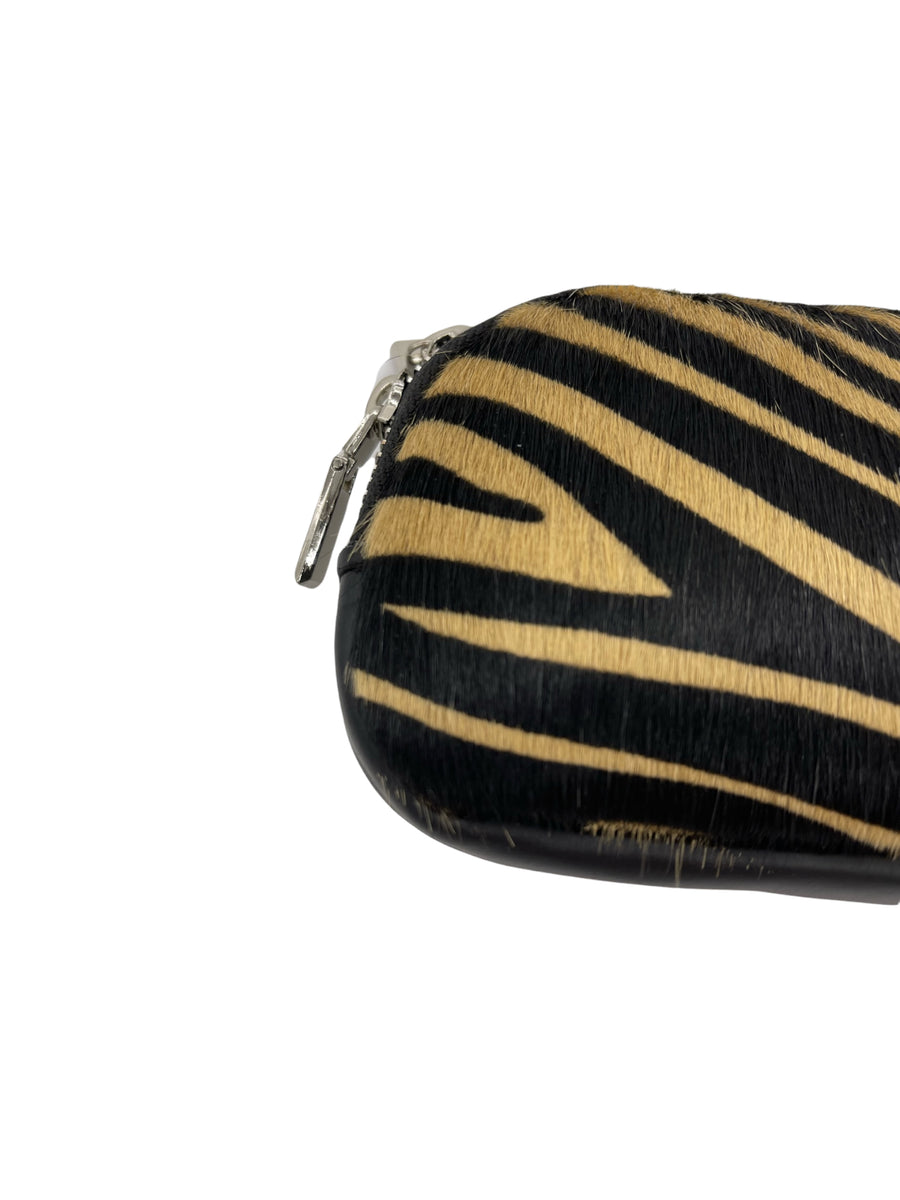 Bolso de mano de piel animal print