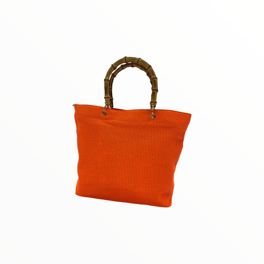 Bolso shopper de piel con cierre