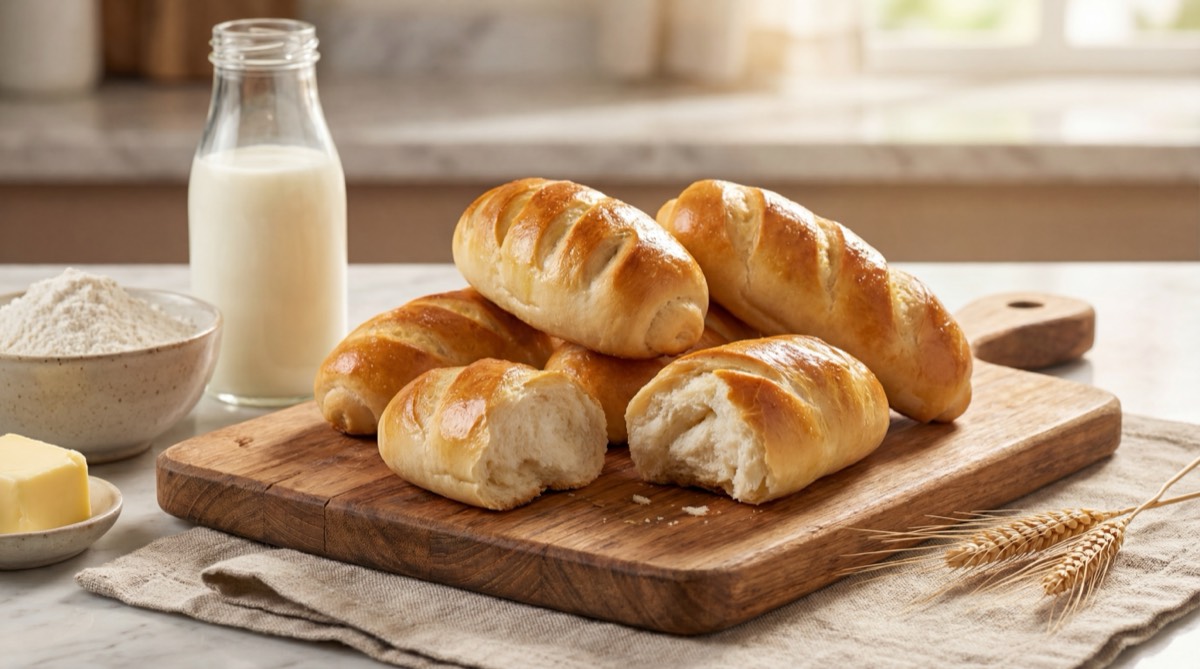 Pan de leche casero esponjoso x6