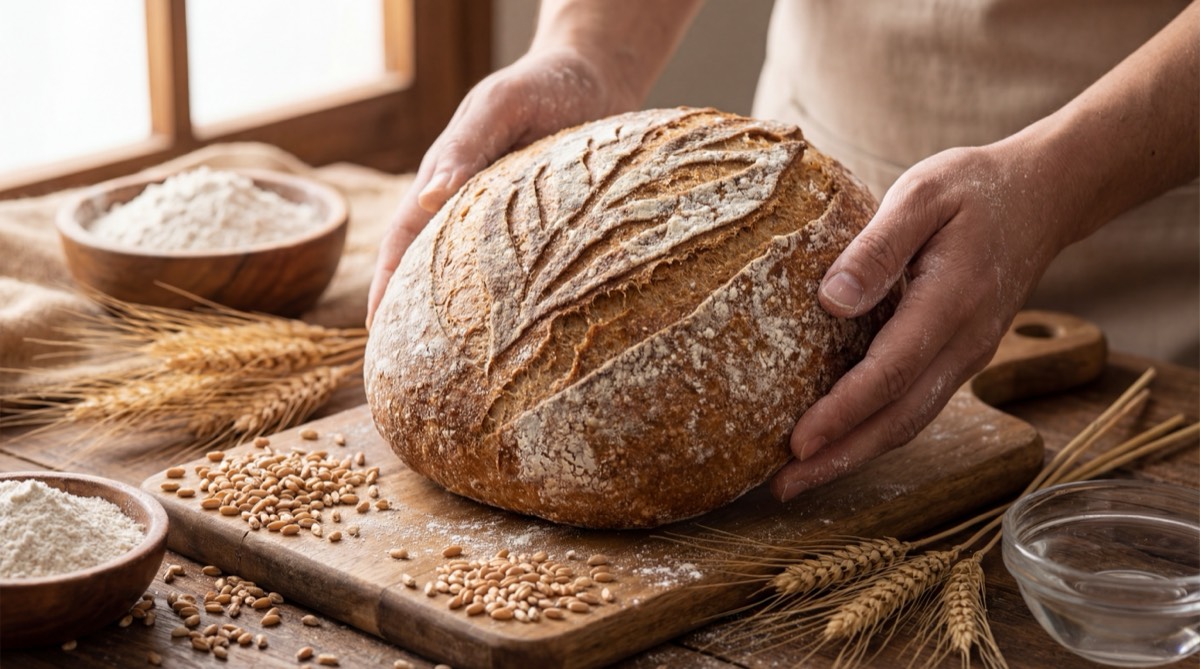 Pan integral de masa madre 100% natural